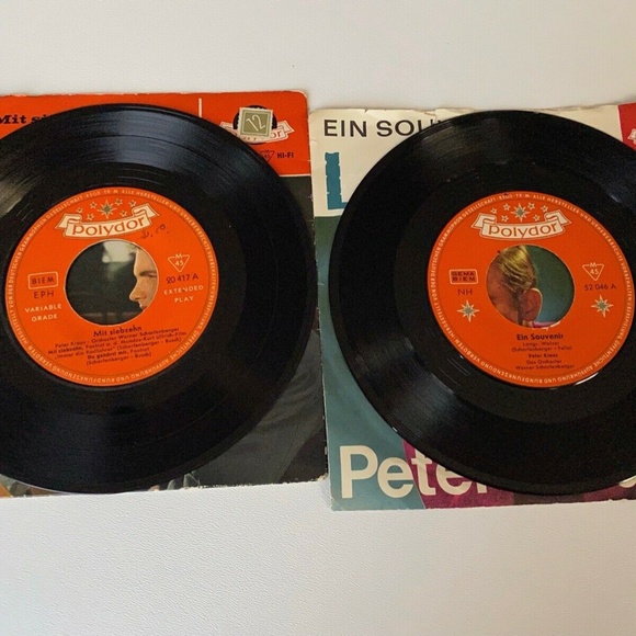 Peter Kraus Lorelei Ein Souvenir Mit Siebzehn 45 RPM 7" Vinyl Import Germany VG - Picture 4 of 4